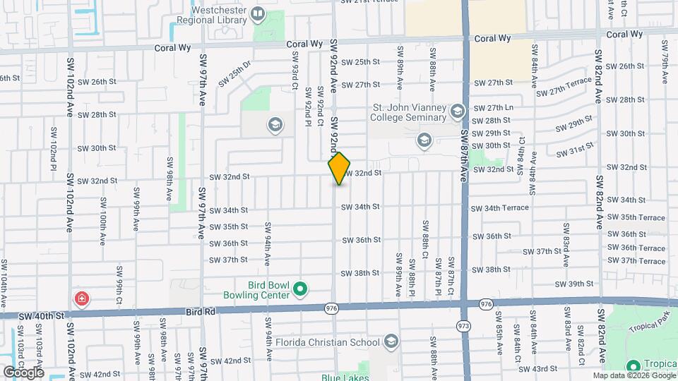 3247 SW 92nd Ave Map and Location Details