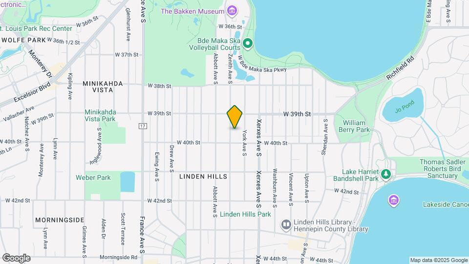 3933 Zenith Ave S Map and Location Details