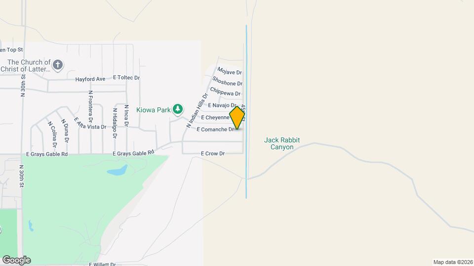 4424 E Comanche Dr Map and Location Details