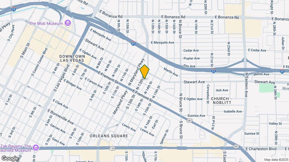 204 N 13th St Map and Location Details