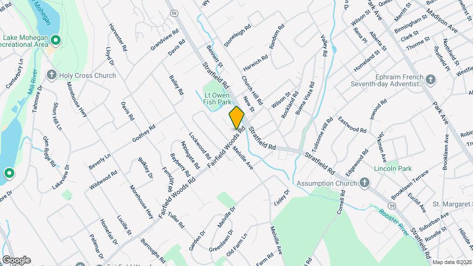 160 Fairfield Woods Rd Map and Location Details