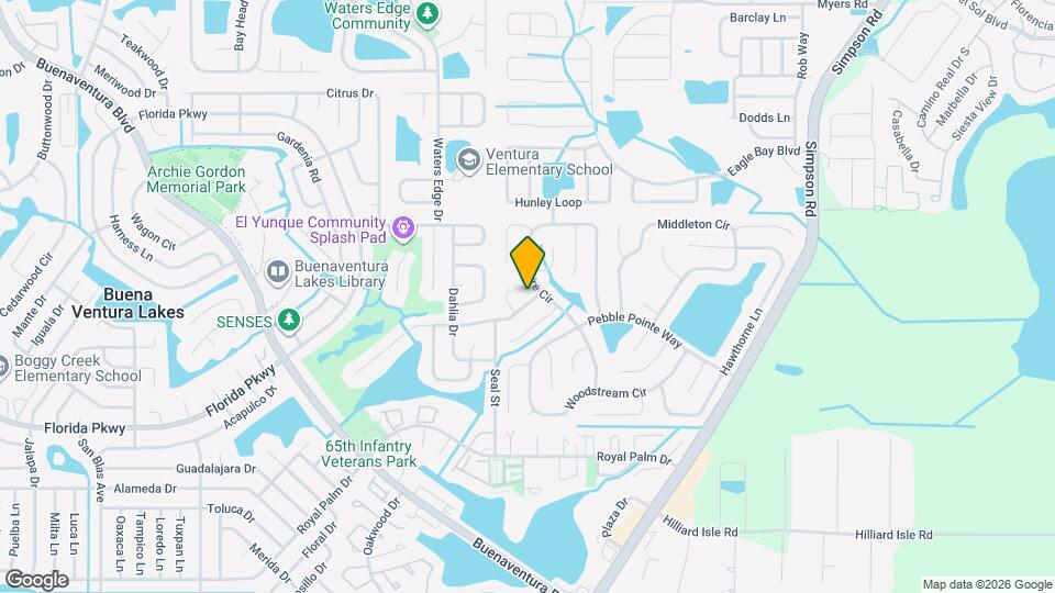 2505 Sherbrook Ln Mapa y Detalles de la Ubicación