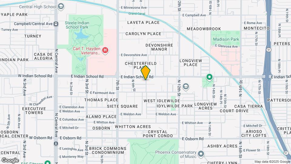 938 E Amelia Ave, Unit 4 Map and Location Details