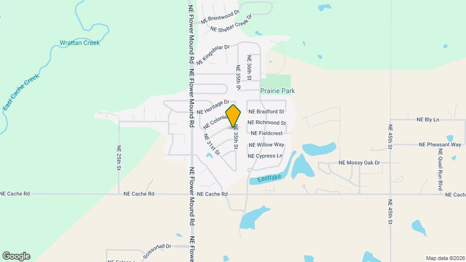 3119 NE Mayflower Ave Map and Location Details