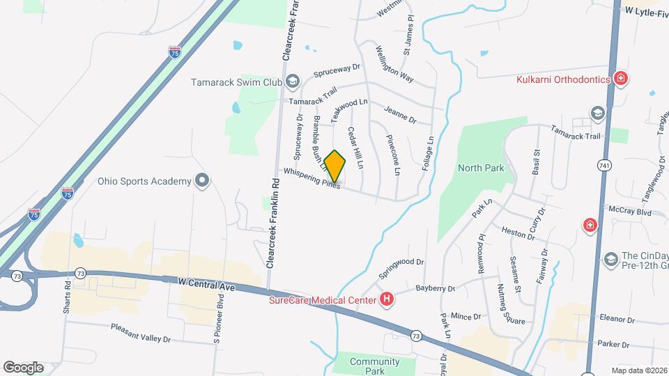 315 Whispering Pines Map and Location Details