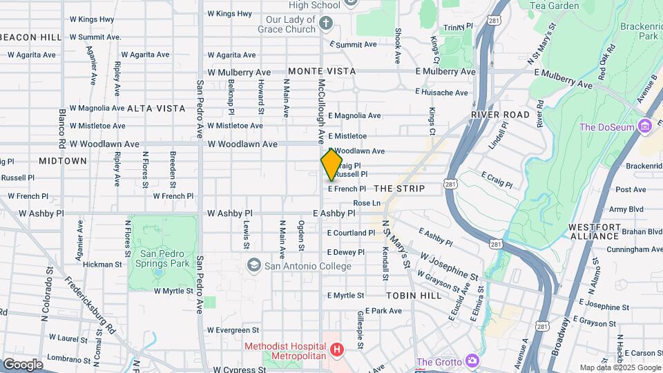 219 E French Pl, Unit 5209 Map and Location Details