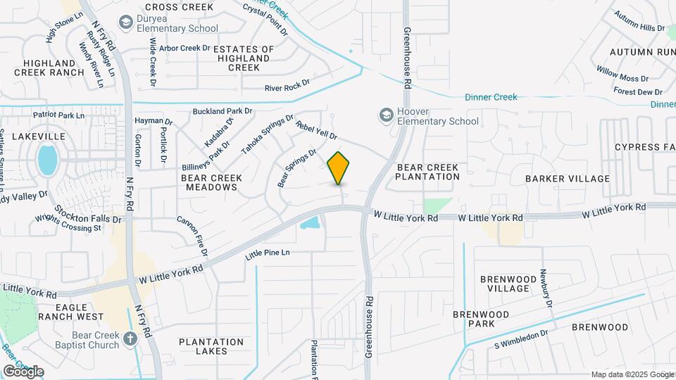 19402 Bear Meadow Ln Map and Location Details