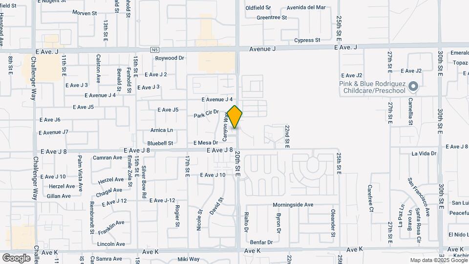 44042 Palm Ln Map and Location Details