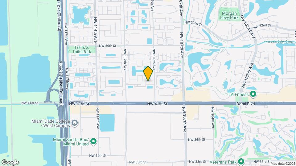 10945 NW 43rd Ln Map and Location Details