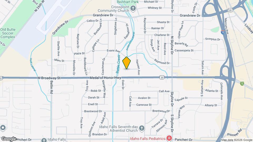 315 Evans Ave Map and Location Details