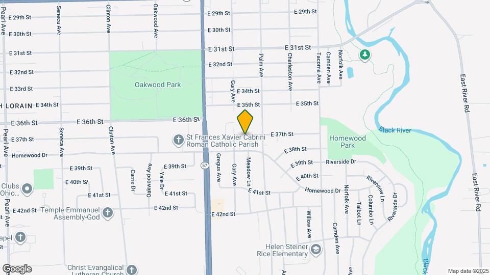2348 E 37th St Map and Location Details