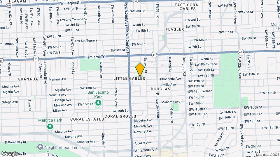 4029 SW 11th St Map and Location Details
