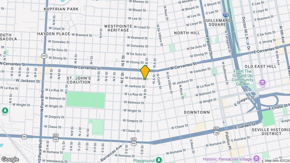 615 N B St Map and Location Details