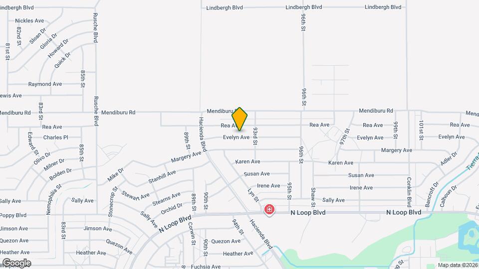 9143 Evelyn Ave Map and Location Details