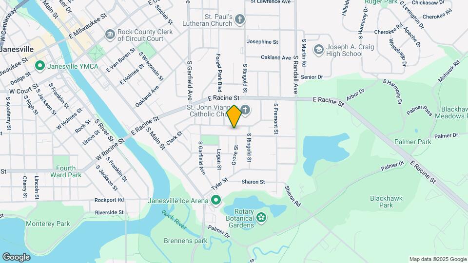 1231 Vista Ave Map and Location Details
