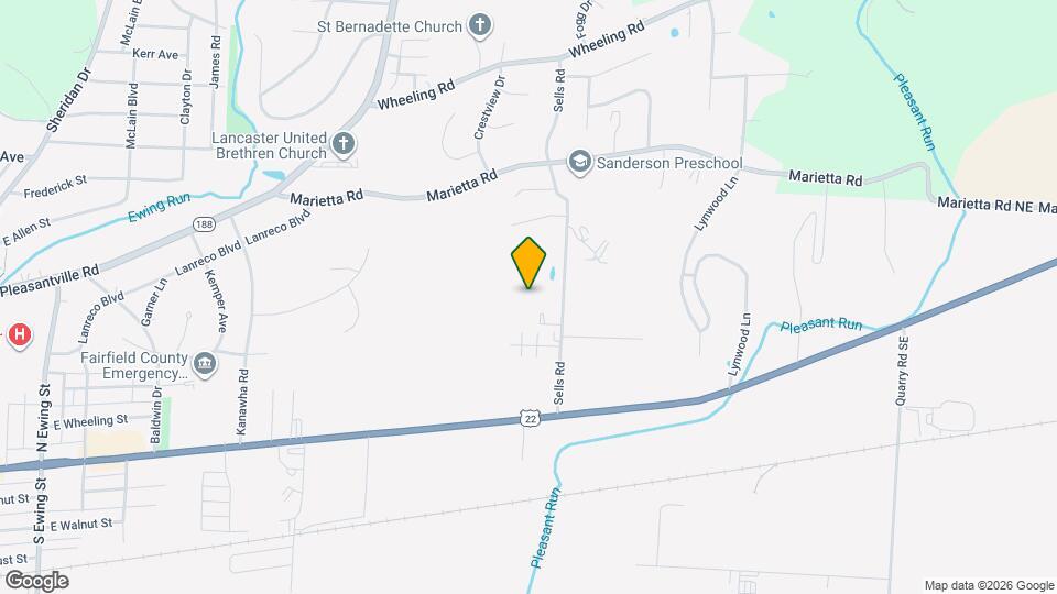 Sells Greene Mapa y Detalles de la Ubicación