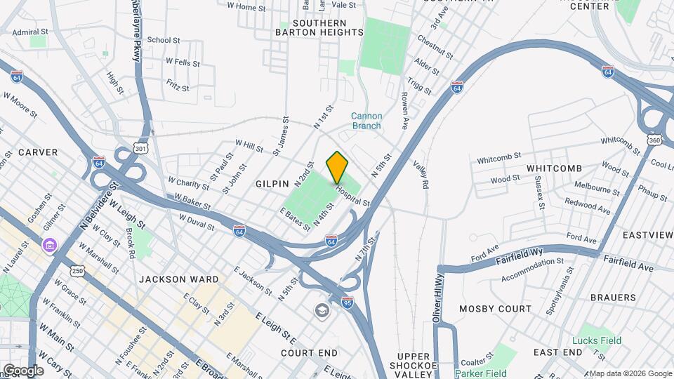 Shockoe Hill II Elderly Apts Map and Location Details