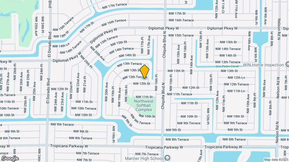 1705 NW 12th St Map and Location Details