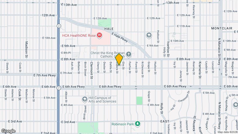 750 Eudora St Map and Location Details