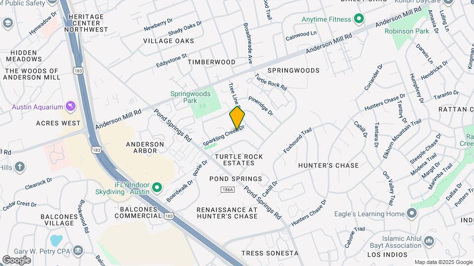 8901 Sparkling Creek Dr Map and Location Details