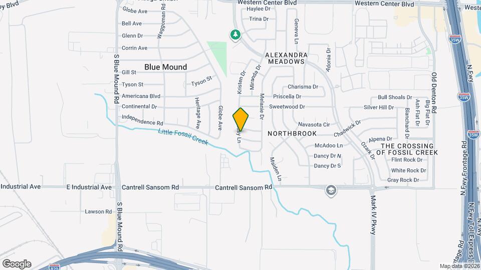 2101 Ingrid Ln Map and Location Details