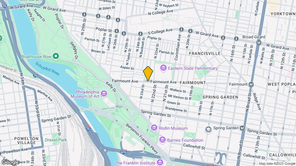 2228 Fairmount Ave Map and Location Details