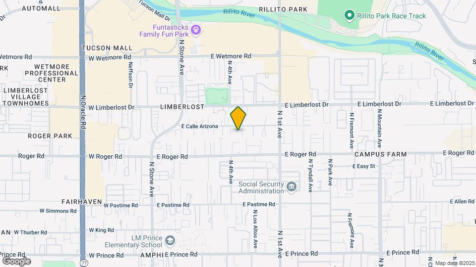 408 E Calle Arizona Mapa y Detalles de la Ubicación
