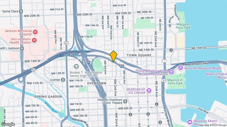 1311-1317 NW 2 Ave Map and Location Details