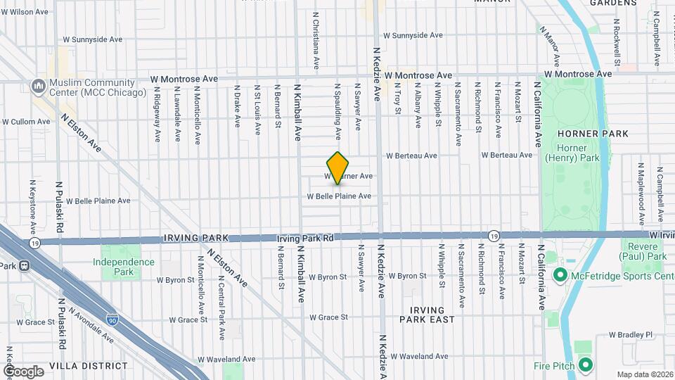 4109 N Spaulding Ave Mapa y Detalles de la Ubicación