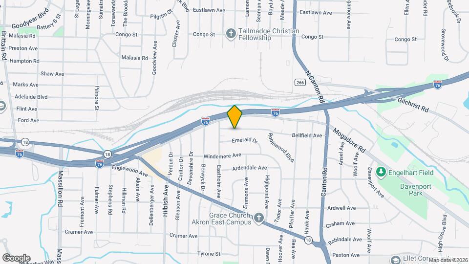2250 Bellfield Ave Map and Location Details