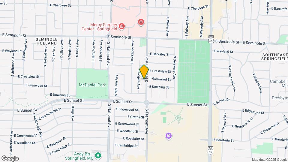 2447 S Fremont Ave Map and Location Details