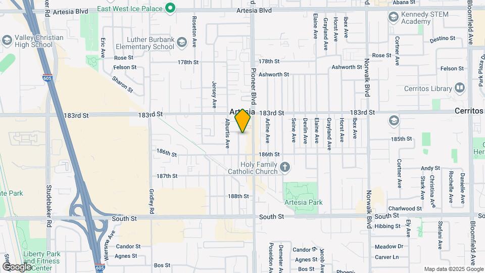 18410 Corby Ave Mapa y Detalles de la Ubicación