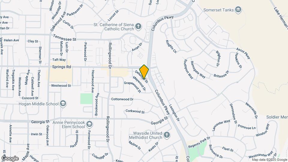 1445 Delwood St Map and Location Details