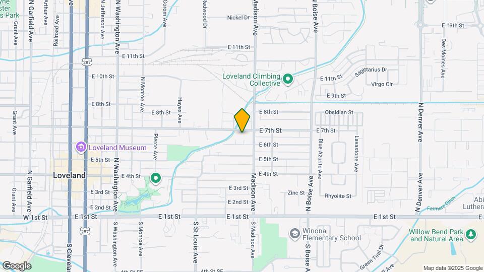 1251 E 6th St Map and Location Details