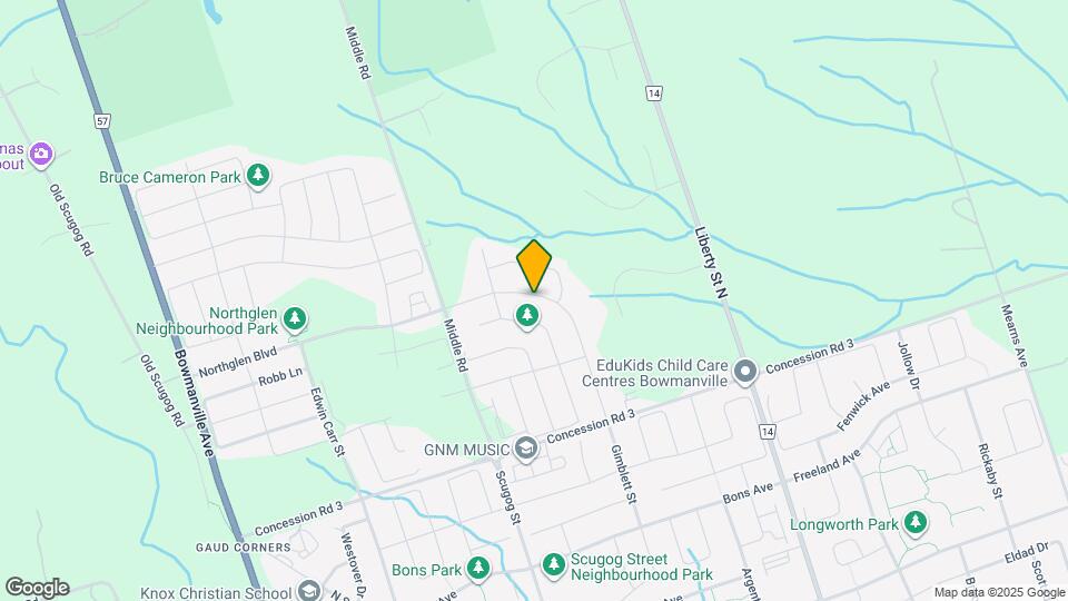 327 Northglen Blvd Map and Location Details