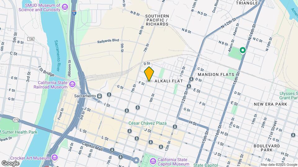 805 F St Mapa y Detalles de la Ubicación