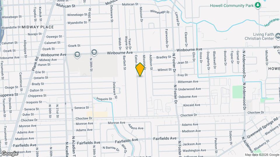 2942 Eaton St Map and Location Details
