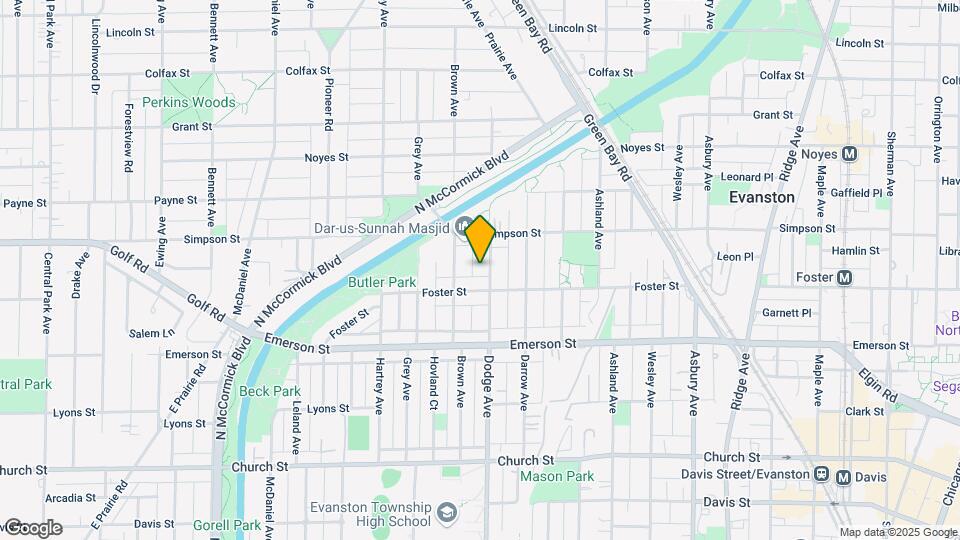 2018 Dodge Ave Map and Location Details