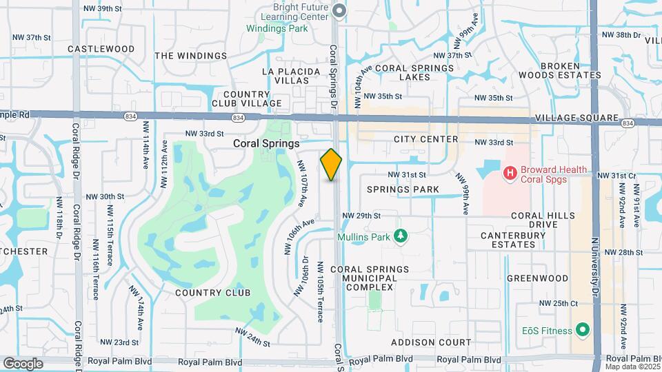 3090 Coral Springs Dr Map and Location Details