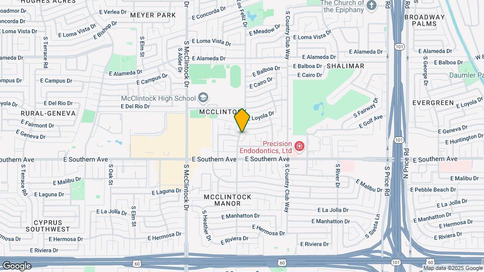 3209 S Los Feliz Dr Map and Location Details