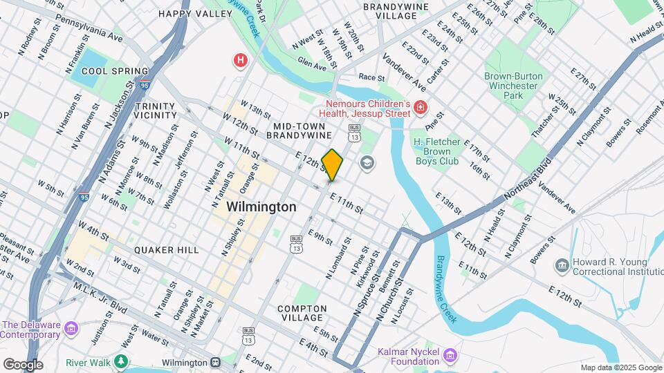 1116 N Walnut St Map and Location Details