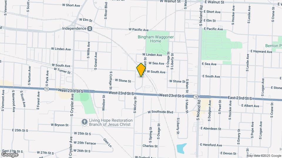 1020 S Pleasant St-Unit -A Map and Location Details