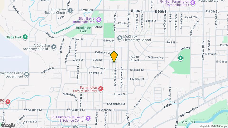 1011 N Monterey Ave Map and Location Details