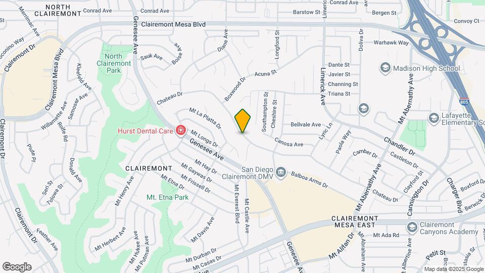 4959 Chateau Dr Map and Location Details