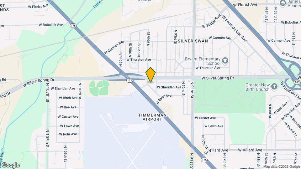 9554 W Beckett Ave Map and Location Details