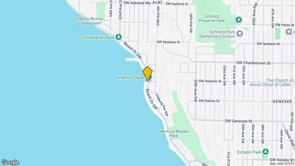4001 Beach Dr SW Mapa y Detalles de la Ubicación