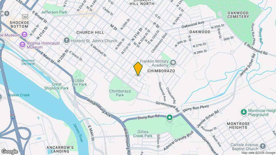 3412 E Marshall St Map and Location Details