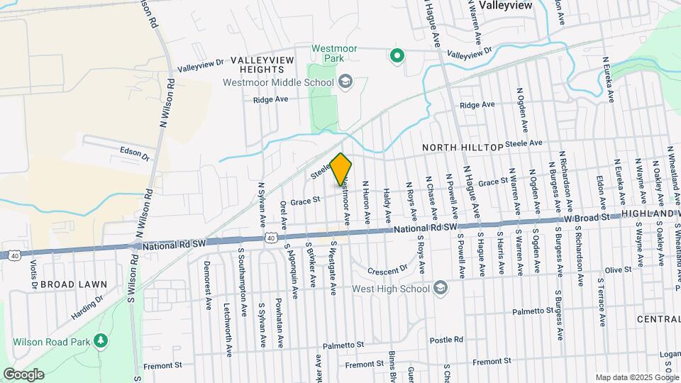 87 N Westmoor Ave Map and Location Details