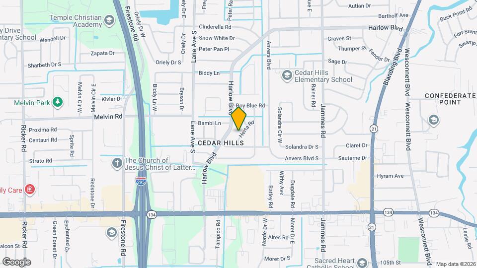 4710 Herta Rd Map and Location Details