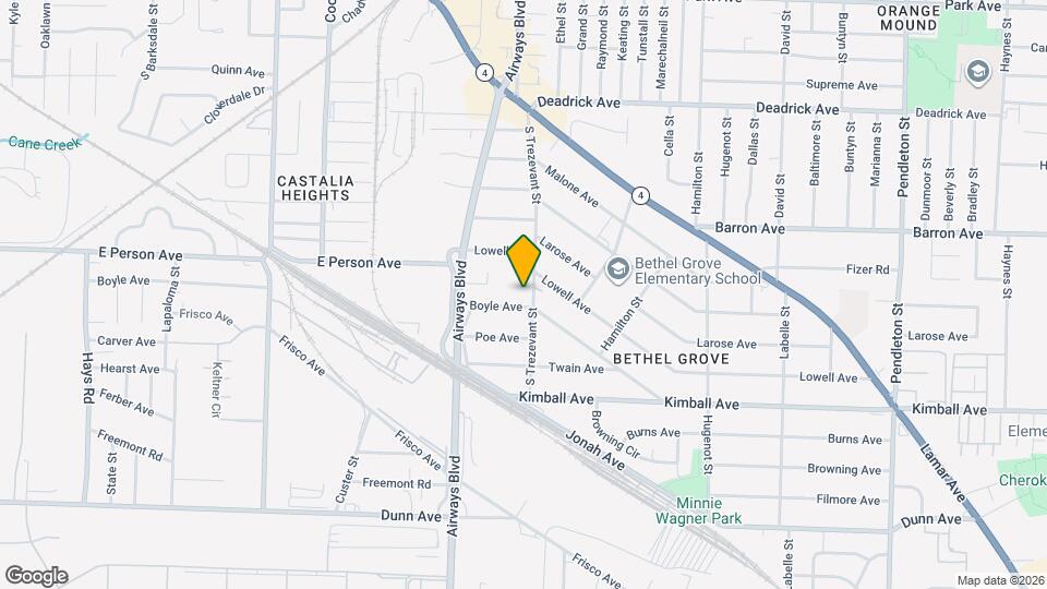 1711 S Trezevant St Map and Location Details